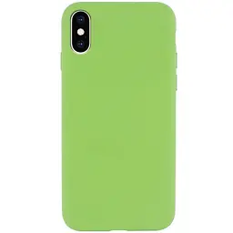 Чохол Epik Silicone Case Full Protective AA NO LOGO для Apple iPhone X/XS 5.8 М'ятний/Mint