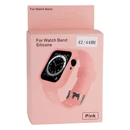 Ремінець силіконовий футляр Anchor Watch Band Apple Watch 42-44 мм Pink - мініатюра 2