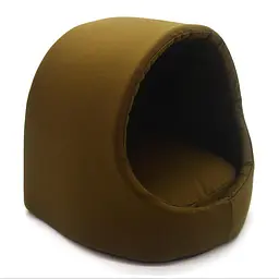 Будка для котів та малих порід собак Zoo-hunt Екко коричневий №1 36х32х32 см (ZH48818147-1)