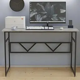 Стіл письмовий Раян Ferrum-decor 750x1000x700 Чорний метал ДСП Бетон 32 мм (FRD-106492)