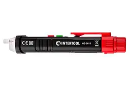 Детектор прихованого проведення тестер напруги безконтактний Intertool 12-1000В LED - мініатюра 2