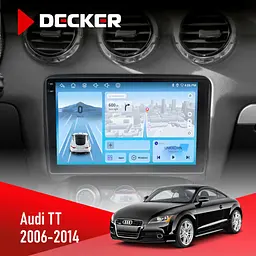 Штатная магнитола Audi TT 2006-2014 Decker D9-010 6x128, DSP, 4G, 2K Decker (НФ-00004619)