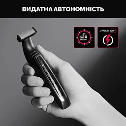 Тример Rowenta Karl Lagerfeld Forever Sharp для бороди та вусів чорний (TN602LF0) - мініатюра 14