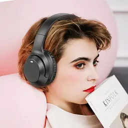 Bluetooth Стерео Гарнітура Borofone BO26, BT5.3, AUX, TF, 350mAh, 40h, Чорний - мініатюра 4