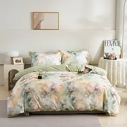 Постельное белье двуспальное из сатина L&M Print 11 21611 180х200 см