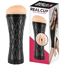 Мастурбатор Real Body Real Cup тілесний - мініатюра 3