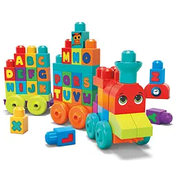 Конструктор Mega Bloks Поїзд з буквами (DXH35) - мініатюра 2