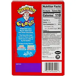 Жевательные конфеты Warheads Chewy Cubes 113 г - мініатюра 3
