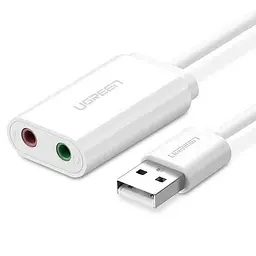 Звукова карта Ugreen US205 white (30143) - мініатюра 5