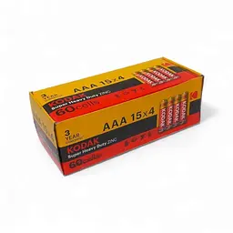 Батарейка Kodak Super Heavy Duty AAA/R3 60шт/уп (KDK-R03) - мініатюра 2