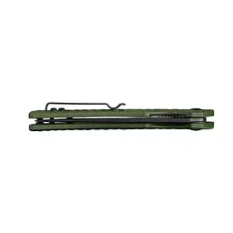 Ніж складаний туристичний Ruike P122-MG, (9.2 см) 14C28N/мікарта темно-зелений - мініатюра 7