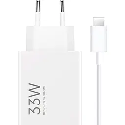 Мережевий зарядний пристрій Xiaomi Mi 33W Charging Combo + Cable USB-A - USB-C White (BHR9956EU) [137228]