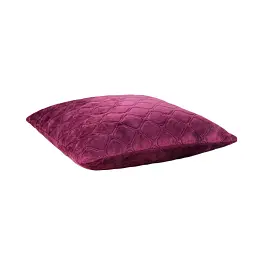 Подушка декоративная ТЕП VELOUR 40x40 см бордовая