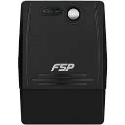 ДБЖ FSP FP650, 650ВА/360Вт, Schuko*2, USB + RJ45, 230V/50Hz, Black
