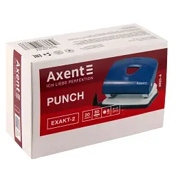 Дирокол Axent Exakt-2 3920-02 20 аркушів металевий синій - мініатюра 4