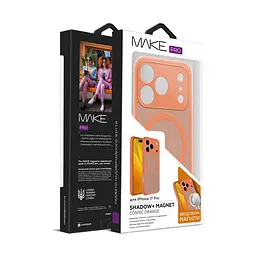 Чохол MAKE Apple iPhone 17 Pro Shadow+ Magnet Cosmic Orange - мініатюра 4