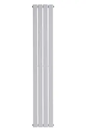 Дизайнерський вертикальний радіатор опалення Arttidesign Livorno 4/1600/272/50 білий матовий - мініатюра 4