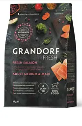 Сухий корм Grandorf FRESH SALMON & SWEET POTATO ADULT DOG MEDIUM & MAXI 3 кг