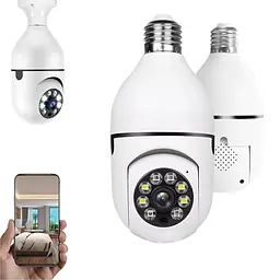 Камера відеоспостереження XPRO лампочка E27 Wi-Fi 2MP (41810-E27 WIFI 2MP_460) - мініатюра 6