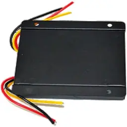 Портативний автомобільний інвертор перетворювач з 24-12 V з індикатором роботи розрахований на видачу 20 А UKC DC/DC 240W чорний (3387_424) - мініатюра 2