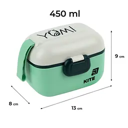 Ланчбокс Kite зелений 450 мл (K25-1185-3) - мініатюра 5