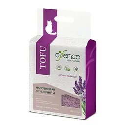 Наповнювач для котячого туалету Essence із тофу з ароматом лаванди 6 л