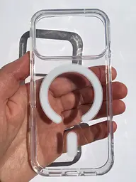 Протиударний чохол для Apple iPhone 17 Pro Clear Case Ultra Hybrid MagSafe Прозорий з магнітом - мініатюра 4
