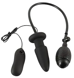 Анальна пробка - Inflatable + Vibrating Butt Plug - мініатюра 7