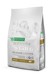 Сухий корм для собак малих порід з білим забарвленням шерсті Nature's Protection SC White Dogs Adult Small and Mini, 10кг - мініатюра 2