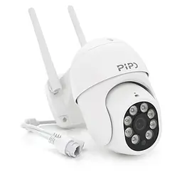 Wi-Fi відеокамера поворотна вулична PiPo IPC50D8-MP20 8 Мп RJ45 PTZ 2.8 mm ICSee