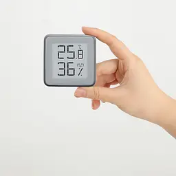 Розумний датчик температури та вологості (термогігрометр) Xiaomi Miaomiao E-ink (MHO-C401) - мініатюра 2
