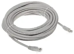 Патч-корд 10 м, UTP, Grey, ATcom, Cat.5e, CCA, PVC (9167)