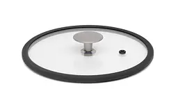 Кришка скляна з силіконовим обідком TVS Terra Italia 24 см