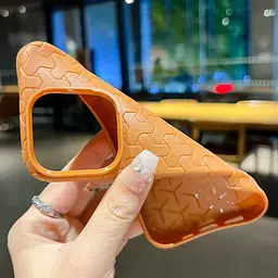 Чохол TPU Weaving для Apple iPhone 14 Pro (6.1) Orange - мініатюра 5