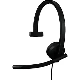 Навушники Logitech H570e Corded for Business Mono Teams USB-C Black (981-001427)