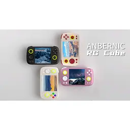 Ретро ігрова приставка Anbernic RG Cube 128GB Beige/White [109010] - мініатюра 5