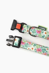 Нашийник ТМ HIDOG Flowers mint green, розмір XL (ширина 25мм (43-66см)) (2100102299017A)(SN) shop (2100102299017)