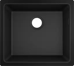 Кухонна мийка Hansgrohe S510-U450 під стільницю 500x450 Graphiteblack 43431170, Чорний