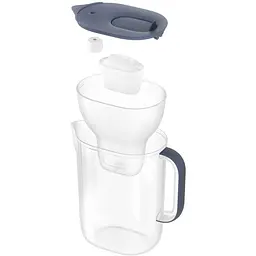 Фільтр-глечик Brita Style Essential XL Mxpro та 3 картриджа сіро-блакитний (1059312) - мініатюра 2
