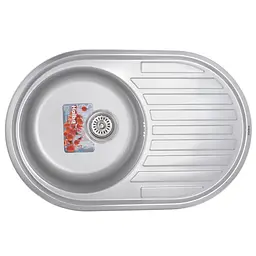 Мийка кухонна HAIBA 77х50 satin (HB0563)