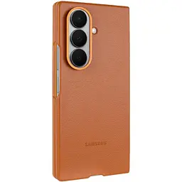 Шкіряний чохол Leather Case (AAA) для Samsung Galaxy Z Fold7 Tan