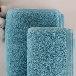 Рушник махровий ТЕП Aurora Light cornflower 50x90 см блакитний - мініатюра 2