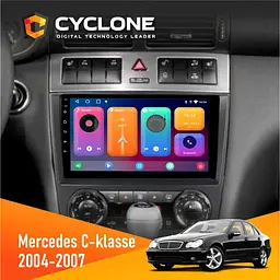 Штатна магнітола Mercedes-Benz C-Class (W203) 2004-2007 Cyclone C9-001 2x32 CPL Cyclone (НФ-00002506)