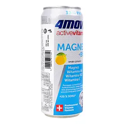 Вітаміни та мінерали 4move Active Vitamin Magnesium + B6 Грейпфрут-лимон-лайм 330 мл - мініатюра 4