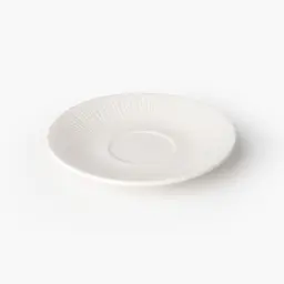 Блюдце МВМ My Home Промінь 16.5 см біле (KP-139 WHITE) - мініатюра 2