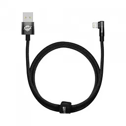 Кабель Baseus MVP 2 Elbow-shaped Fast Charging Data Cable USB to Lightning 2.4A 1m CAVP000001 Black