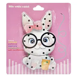 Дерев'яна іграшка-шнурівка Зайчик MD 0769(Rabbit) від 3 років