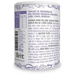 Ласощі для кошенят Brit Care Cat Snack Superfruits Kitten курка 100 г - мініатюра 2