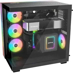 Корпус be quiet! Light Base 600 DX, Black, Midi Tower, без БЖ, ATX, Micro ATX, Mini ITX, 1xType-C / 2xUSB 3.2, макс. CPU - 170 мм / VGA - 400 мм, ARGB-підсвічування, бічна та передня панель із загартованого скла (BGW65) - мініатюра 3