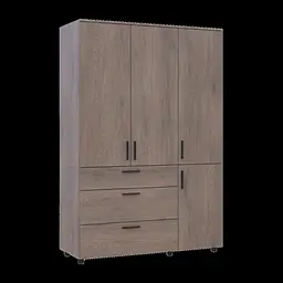Шафа для одягу Doros Торн Кремона Канноло 3 ДСП/3Ш (штанга) 135х51.6х200 (44900477) - мініатюра 11